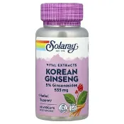 【iHerb】Solaray, 重要提取物，高麗參，535 毫克，60 粒素食膠囊