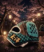 貳拾肆棒球-日本帶回TAMAZAWA玉澤 鬼滅之刃特別仕樣內野手套/日製造/和牛皮革