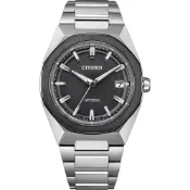 CITIZEN 星辰 ATTESA 限量 光動能 鈦金屬 電波對時 萬年曆 男錶 CB3044-55