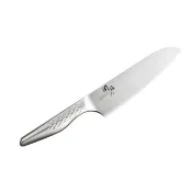 【KAI 貝印】日本製-匠創名刀關孫六 流線型握把一體成型不鏽鋼刀-16.5cm(廚房三德包丁)