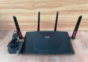 限時下殺 /二手華碩RT-AC88U雙頻5g千兆無線家用路由器成色如圖實物拍攝無拆無修原裝天線原裝電源原裝天線已恢復出廠