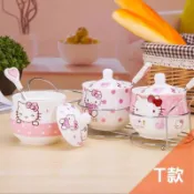 可愛kitty 陶瓷 調味盒 調味罐三件套裝❤️
