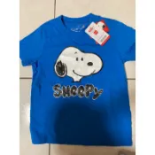 拍手童裝 puzzle 全新  7-8 120-130cm snoopy 授權 純棉短袖上衣