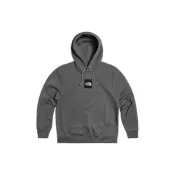 (店+)【The North Face】NF0A7QC2-DYY Urban Exploration系列 純色字母Logo貼標寬鬆連帽運動長袖帽T 男款 灰色