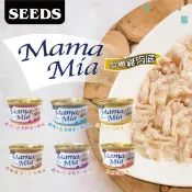 折價券+蝦幣回饋【SEEDS惜時】Mamamia 純雞肉貓罐85G 吻仔魚 貓餐罐 副食罐 貓罐 貓 貓罐頭 雞