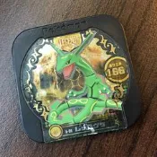 [收藏家專區!! 日版黑卡烈空坐!!] 神奇寶貝Tretta 日版5彈 黑卡 烈空坐 微損版