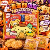 【象象媽咪】日本 Befco 栗山布丁狗三麗鷗聯名 瀨戶內海鹽蝦餅 95g 鹽味蝦米果 鹽味海老蝦米果 日本米果
