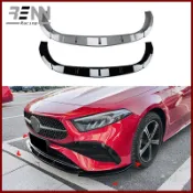 適用於【賓士BENZ A级W177 A180 A200 A35 AMG 2023+】前槓下巴前唇前鏟前下巴包圍外飾改裝