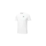(店+)【PUMA】536958-02 彪馬 Tennis Club Graphic Tee 後背Logo字母印花美式復古短袖T恤 男款 白