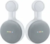 玉山最低比價網 [4美國直購] 壁掛架 白 2入 適 Google Home Nest Mini 1 2 代 (音箱不包含在內)