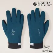 【ARCTERYX 始祖鳥】Venta Glove 輕量保暖防風可觸控手套/GORE-TEX INFINIUM軟殼面料.抓絨裏襯/ X000009934 夜色藍