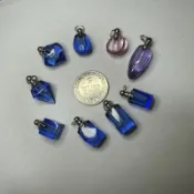 快速出貨！倒數最後數量 送黑項鍊 墜子香水米雕水晶精油瓶掛件迷你吊墜毛衣項鏈香水瓶迷你香水瓶聞香瓶項鍊香水胎毛瓶水晶吊墜