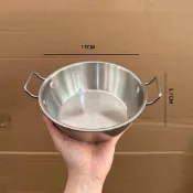 【屋企】韓式泡麪碗鍋螺螄粉碗不鏽鋼小吃雙耳碗大口乾飯喝湯宿舍學生飯碗