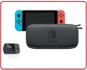 賣電腦 任天堂Nintendo Switch 灰黑/動物森友會 主機包 附螢幕保護貼