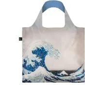 【LOQI】葛飾北齋 神奈川浪花 環保春捲包購物袋(環保回收材質.無扣帶與暗袋)