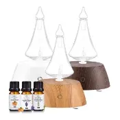 【ANDZEN】安得仁 擴香儀AZ-9001(買就送澳洲精油10mlx3瓶/香氛機/負離子/定時/玻璃/擴香機)