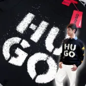 【East 279東貳柒玖服飾】BOSS 新款 HUGO 大LOGO 針織毛衣 #現貨#針織#保暖
