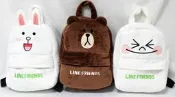 LINE Friends 公仔 兒童後背包 兔兔 饅頭人 熊大 正版授權