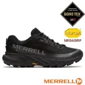 【MERRELL】男 AGILITY PEAK 5 GORE-TEX輕量越野健行鞋.透氣登山鞋.戶外休閒運動鞋/Vibram黃金大底.NXT生物抑菌/ ML067745Z 黑色