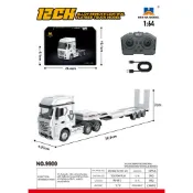 最新上市 1/64 12動遙控拖板車 車頭拖板可單獨分離 瑪琍歐公司貨