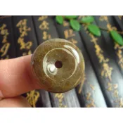 ◎臻品閣◎ 天然~珊瑚玉 菊花玉 平安扣 玉墬 精品珊瑚玉 S10