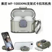 🚀新品🚀鎖釦防丟Sony WF-1000XM6保護套透明連體索尼wf-1000xm6保護軟殼