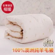 鴻宇 棉被 澳洲純羊毛被 100%純羊毛 舒絨表布 台灣製