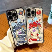 卡通比奇堡醜魚 四角防摔手機殼OPPO A6X A6S A5 A3 pro A3X A53 A38 A31 A9 R17