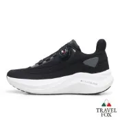 【TRAVEL FOX 旅狐】女鞋 Santa Monica 城市漫步旋鈕快扣輕量運動風休閒鞋(926411-001 暮夜黑)