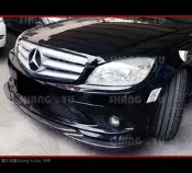 07 08 09 10 11 賓士 BENZ W204 CARBON 卡夢 AMG 前下巴 定風翼 C300 C250