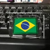 〈世界國旗〉巴西 國旗 磁鐵 吸鐵 Brazil Brasil 