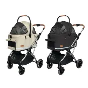 (店+)【Ni Pet 樂派特】L100 兩用寵物推車 (拉桿寵物推車 可分離提籃+車架)