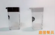 ~嘉億餐具~台灣製 岩手醬醋罐(按壓式)100ml 兩用方形調味罐方型醬料罐醬油罐辣油罐醋罐香油罐