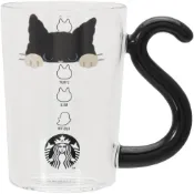 (店+)STARBUCKS星巴克 萬聖節卡通耐熱玻璃馬克杯 296ml