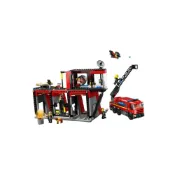 (店+)【CATTYLEGO 貓咪樂購】樂高 城市系列 現代化消防局 積木 843pcs 60414