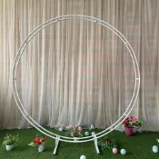 免運⭐統編💌 鐵藝圓形拱門架 圓弧花門架 婚慶慶典道具架 婚禮舞台裝飾架 氣球佈置支架 鐵藝花架 婚慶背景架 舞台道具架