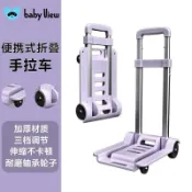 🚚桃園快速🚚babyview小推車行李手推車拉桿搬運車便攜購物車摺疊