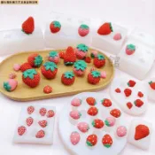 拉麵丸子生活館✿多款草莓烘焙矽膠模具巧克力慕斯蛋糕裝飾露楚冰格模具草莓滴膠模