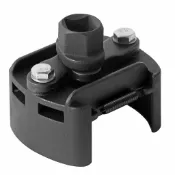 [商城] 可調式 60mm-80mm 機油濾清器扳手,塞子工具通用燃油拆卸器,用於 22mm 開口 1/2“ 棘輪扳手