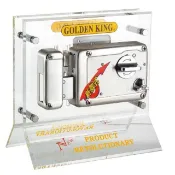 GOLDEN KING 金冠牌   8301 防爆防盜鐵門鎖 葉片內轉五段鎖 鐵門鎖 大門鎖