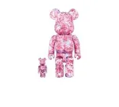 @現貨正品代購BE@RBRICK  蜷川實花 櫻花 暴力熊1000%大擺件玩偶手辦