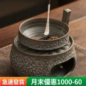 現貨 晨翔粗陶蠟燭烘茶爐炒茶烤茶爐陶瓷茶葉提香器功夫茶具醒茶溫茶爐家居風水轉運寶閣