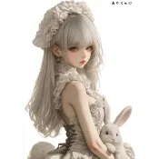 【3 月新品 2】07-095-0181 人物貼紙 動物與甜美蕾絲