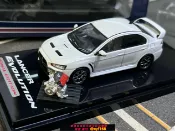 獅子國際購 {保固一年 可打統編}現貨1/64 Hobby japan 三菱Evo10代附引擎LANCER 合金靜態模型