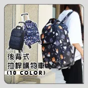 (店+)購物車 後背包 行李箱 手推車 買菜車 購物袋 推車 旅行包 收納包 旅行購物袋 手拉車 行李袋 旅行袋 防水 環保袋