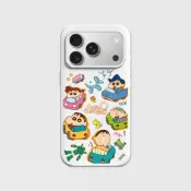 犀牛盾 適用iPhone SolidX MagSafe兼容 強化吸震緩衝防摔磁吸手機殼∣蠟筆小新/春日部防衛隊碰碰車