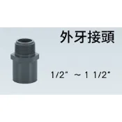 管管🚀🚀【附發票】南亞 塑膠另件 PVC止閥3/8“ ~ 1 1/2“ 止閥 給水接頭 外牙接頭 止閥接頭 閥接 閥S