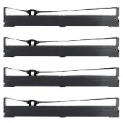 SQ EPSON 4入組 S015541 LQ-2090 點陣式副廠印表機色帶 (適 FX2190 LQ2090 2090C FX2175 LQ136KW)