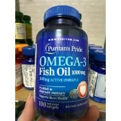 現貨Puritan's Pride 🇺🇸普麗普萊💜Omega-3 魚油 1000 MG100粒