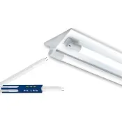 【DanceLight 舞光】單入組 T5 LED 4尺 單管 山形燈具 山型燈具(白光/黃光)